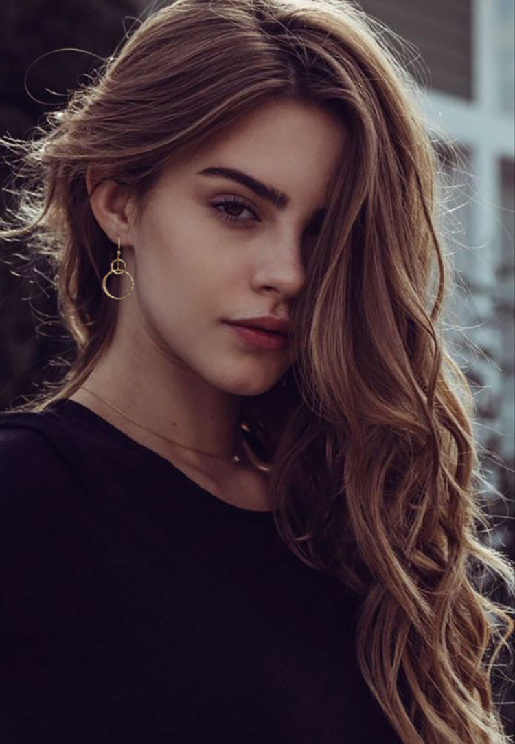 Best Friend Gifts for Women • Unbiological Sister • Christmas Gifts for Women • Stepsister Gifts • Love Friendship • Bonus Sister Earrings for 2 3 • Infinity Ring Earrrings