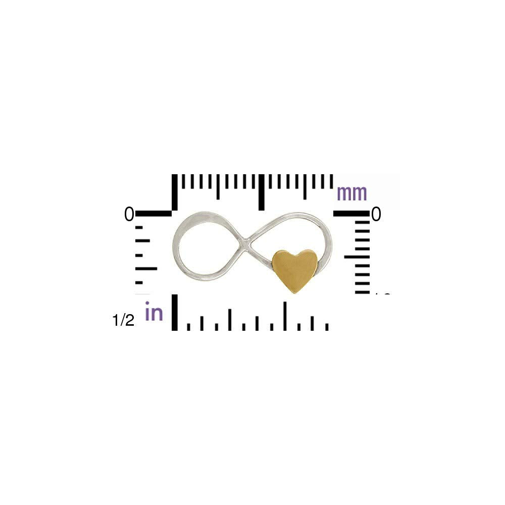 Stepdaughter Gifts for Girls Women • Stepdaughter bracelet • Silver Bracelet • Stepdaughter Gift from Mom Dad • Stepmom Stepdad • Infinite Love • Infinity Gold Heart • Gifts for Step Daughter