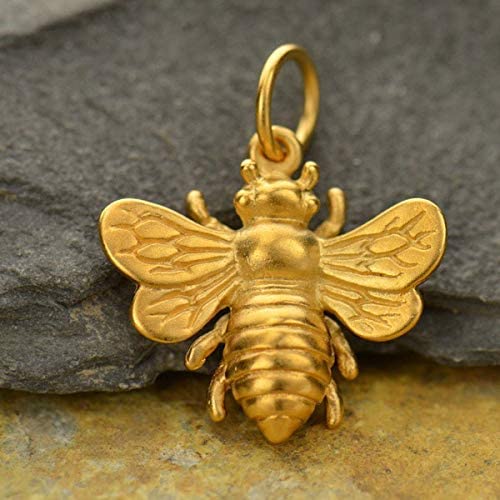 Bee Charm Bracelet • Honey Bee Bumblebee • Handcrafted Jewelry • Gift for Women