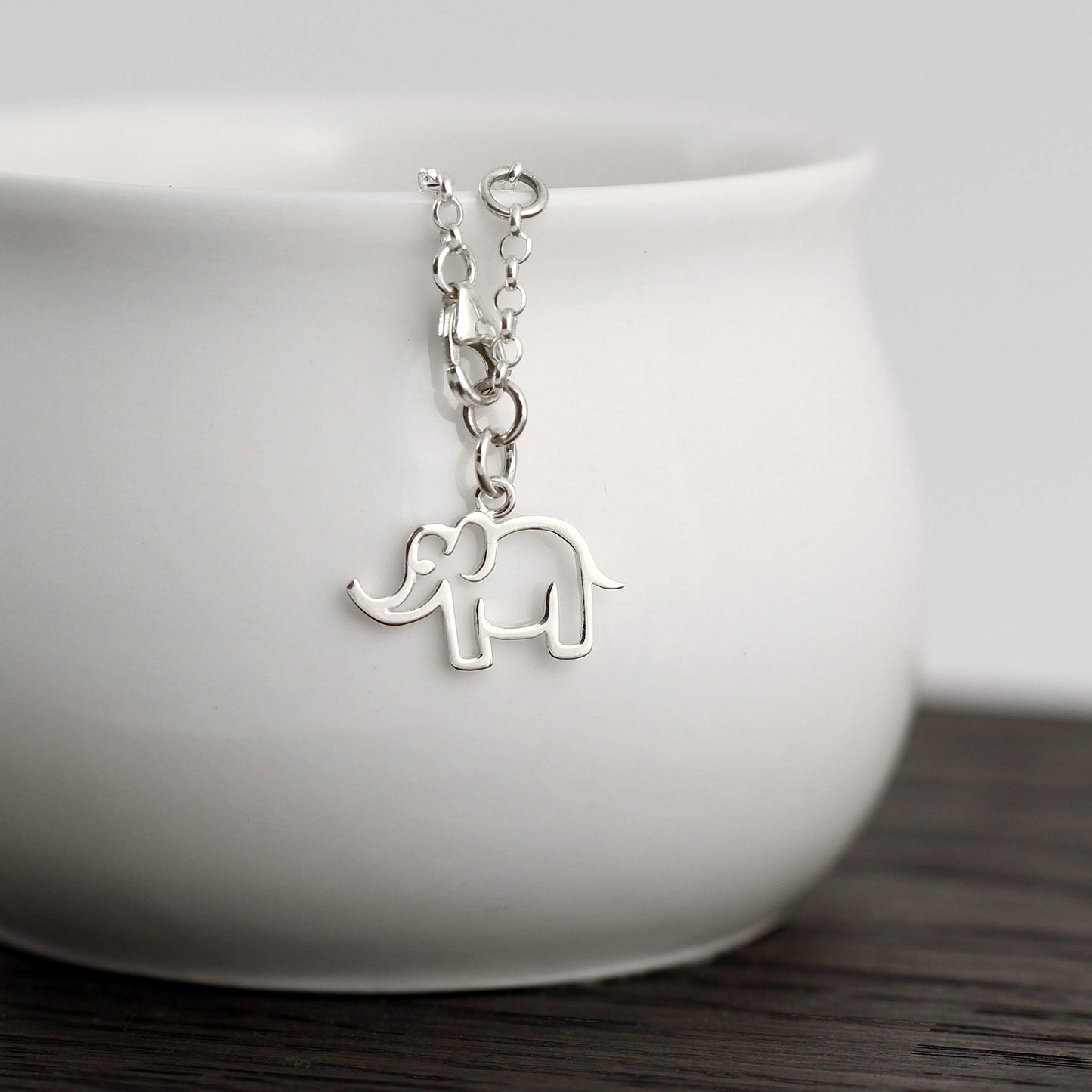 Child Warrior Bracelet • Survivor Gift • You are Strong • Silver Elephant Charm Bracelet • Strength • Encouragement • Cancer • Depression • Abuse • Unique Inspirational Gifts for Girls