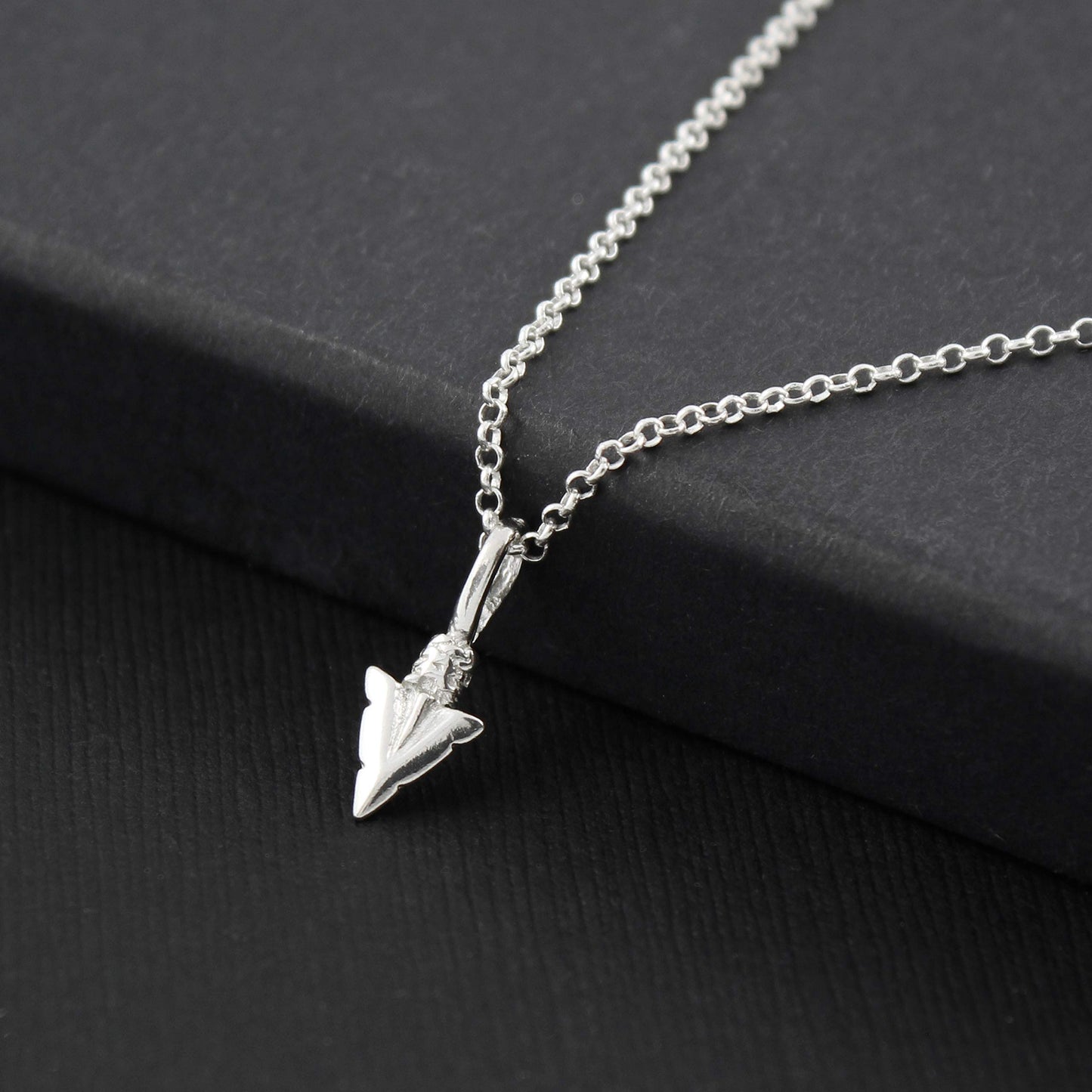 A Charmed Impression Arrowhead Necklace • Best Friend Tribe Necklace • Soul Sister Gift • Arrowhead Charm • Friendship Jewelry • Silver or Gold Arrow