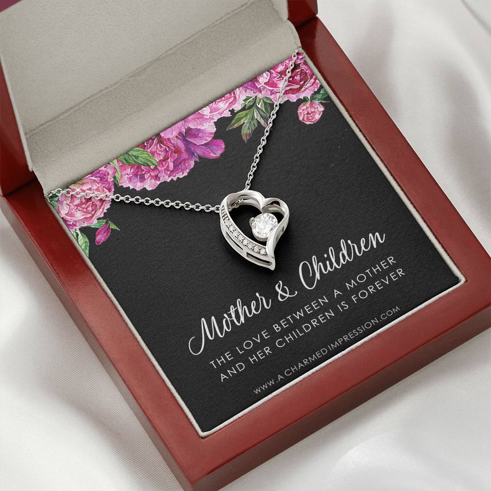 Mother and Children Necklace, Gifts for Mom Jewelry, Family Necklace, Mother Daughter Necklace, Mother's Day Birthday