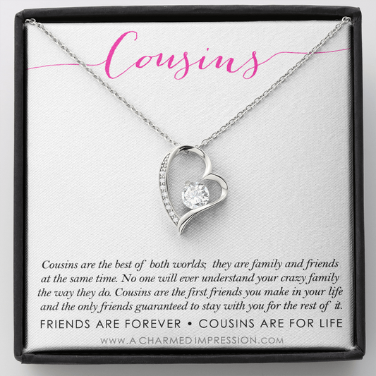 Gift for Cousin Gifts, Cousin Necklace, Cousin Christmas gifts for Cousins gift Idea, Cousin Best Friend Cousin Birthday Gift