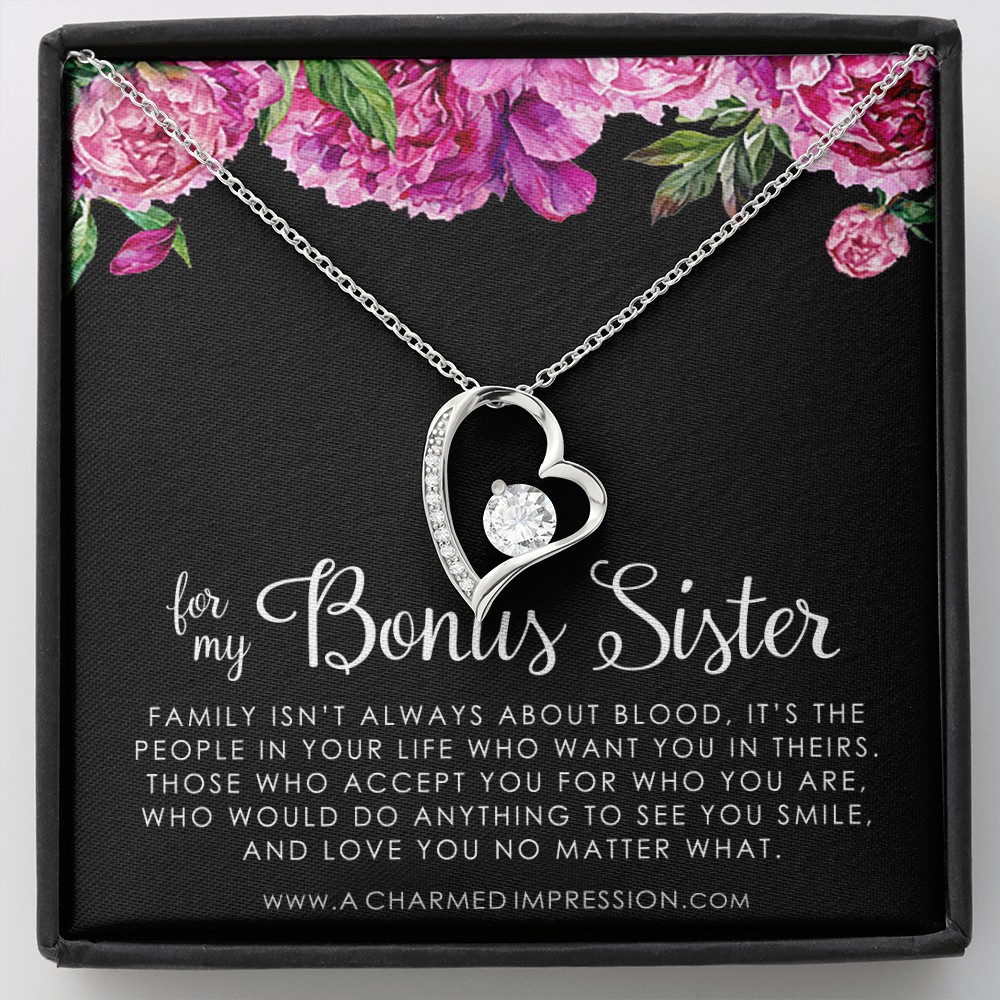 Bonus Sister Gift Necklace, Sister-In-Law Gift, Jewelry For Sister in Law, Step Sister Gift, Soul Sister, Best Friend
