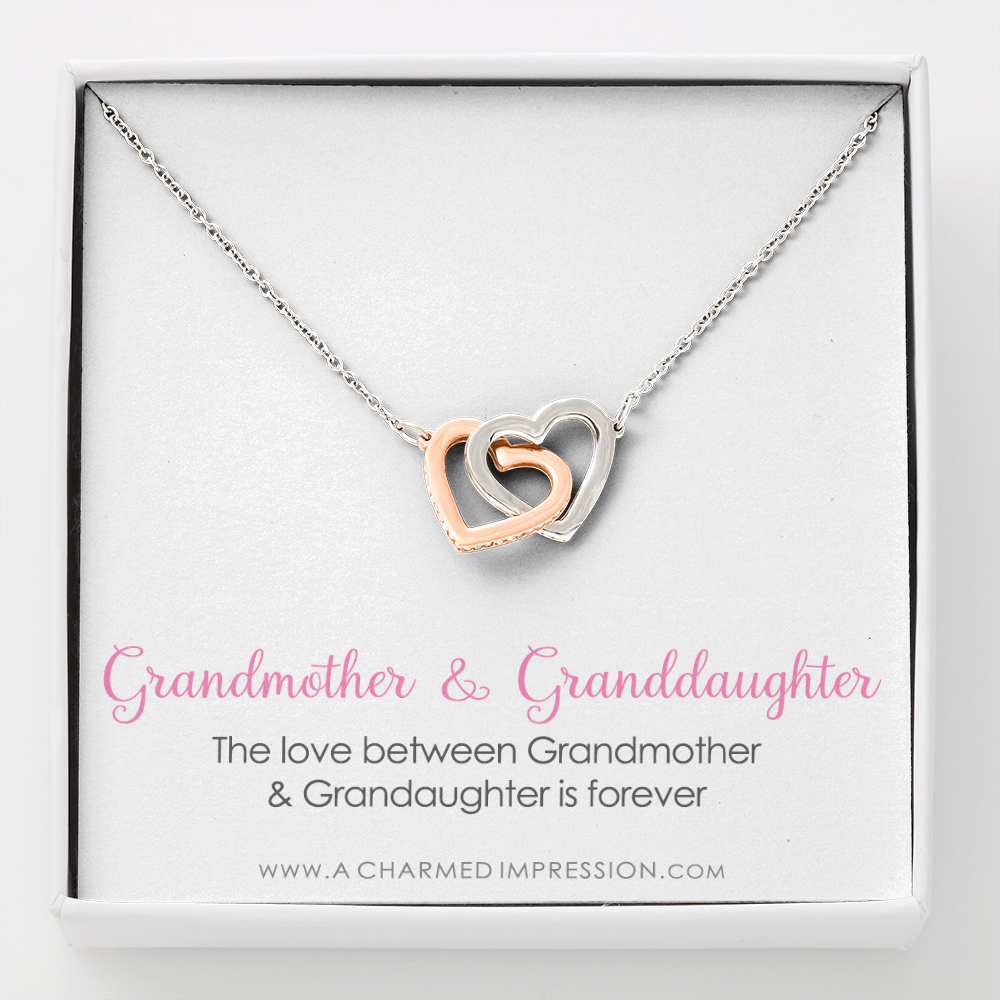 Love between a grandmother on sale and granddaughter necklace
