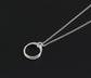 Best Friend Gifts for Women • Unbiological Sister • Christmas Gifts for Women • Stepsister Gifts • Love Friendship • Bonus Sister Necklaces for 2 3 • Hammered Linked Infinity Ring Necklace