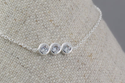 30th Birthday Gifts for Women • 3 Crystal Bracelet• 30th Birthday Bracelet • 3 Decades • Thirty Year Old Birthday Gift • Thirtieth 30 Year Old Birthday Gifts