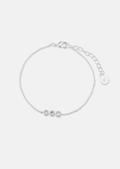 30th Birthday Gifts for Women • 3 Crystal Bracelet• 30th Birthday Bracelet • 3 Decades • Thirty Year Old Birthday Gift • Thirtieth 30 Year Old Birthday Gifts