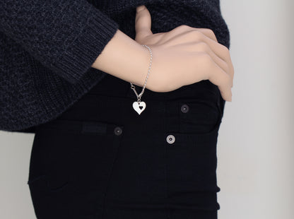 Sweet 16 Gift • Heart in Heart Charm • Magnetic Bracelet • Girl Presents • Birthday Gift for Her