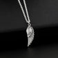 A Charmed Impression 11 11 Large Angel Wing Pendant Necklace • Silver • 1111 Necklace • Make a Wish Necklace • Numerology Ascension • Law of Attraction • Lightworker Jewelry Gift