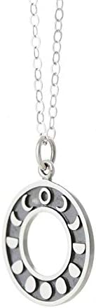 Two Cups Sterling Silver Moon Phase Necklace