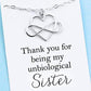 Unbiological Sister Gifts • Sisters Jewelry • Gifts for Best Friend • Christmas Gifts for Women • Sterling Silver Necklaces for 2 3 4 • Unbiological Sister Necklace • Birthday Gift • Thank You Gifts