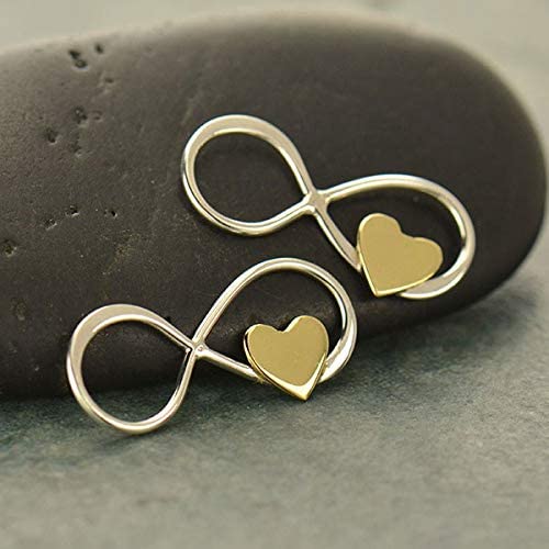 Infinity with Heart Charm