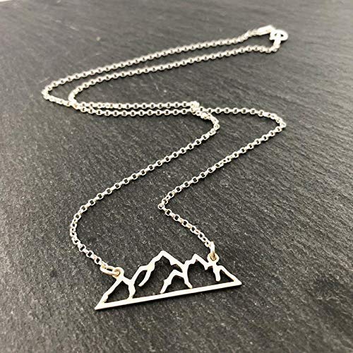 You Got This • Inspirational Jewelry • Mountain Charm • 925 Sterling Silver • 18 Inch Necklace • Motivational Gift for Women • Support and Encouragement • The Best View Comes After the Hardest Climb