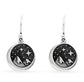 Sterling Silver Star Moon & Mountains Earrings • Starry Night Mountain • Crescent Moon • Snow Capped Mountain • Hiking Camping • Outdoor Nature Lover Gifts for Women • Loves to Camp Hike Jewelry