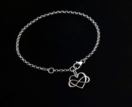 A Charmed Impression Unbiological Sister • Sterling Silver Bracelet for Women • Stepsister Gifts • Infinite Love Friendship • Infinity Heart Bracelet • Bonus Sister Bracelets for 2 3