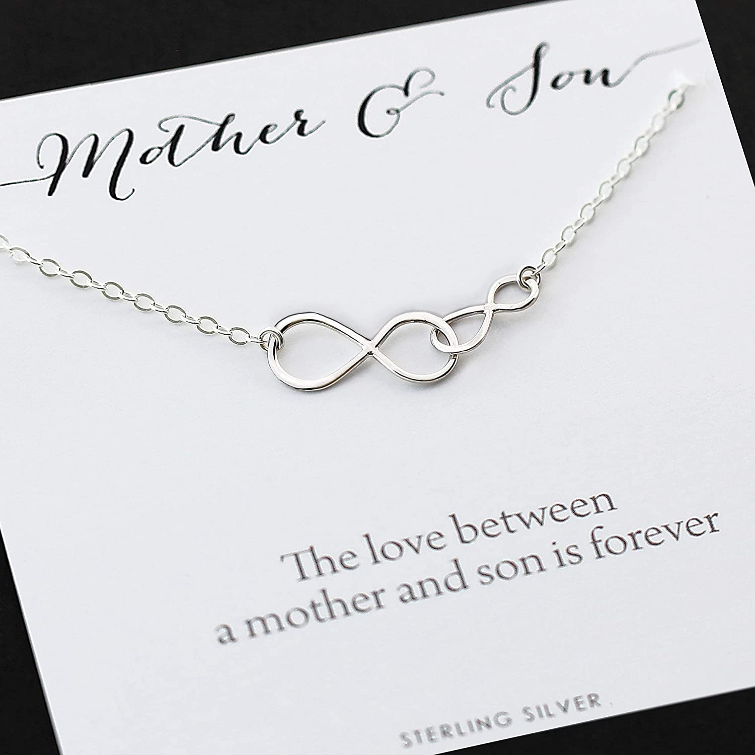 Mother and Son Necklace Mothers Day Birthstone Necklace Mother Son Gift Mother  Son Jewelry 04-ne-mother & Son - Etsy
