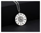 Sterling Silver Astrology Pendant Necklace • All Zodiac Sun Moon Rising Signs • Sun Necklace • Celestial Jewelry • Spiritual Mystical Metaphysical Charm Necklace