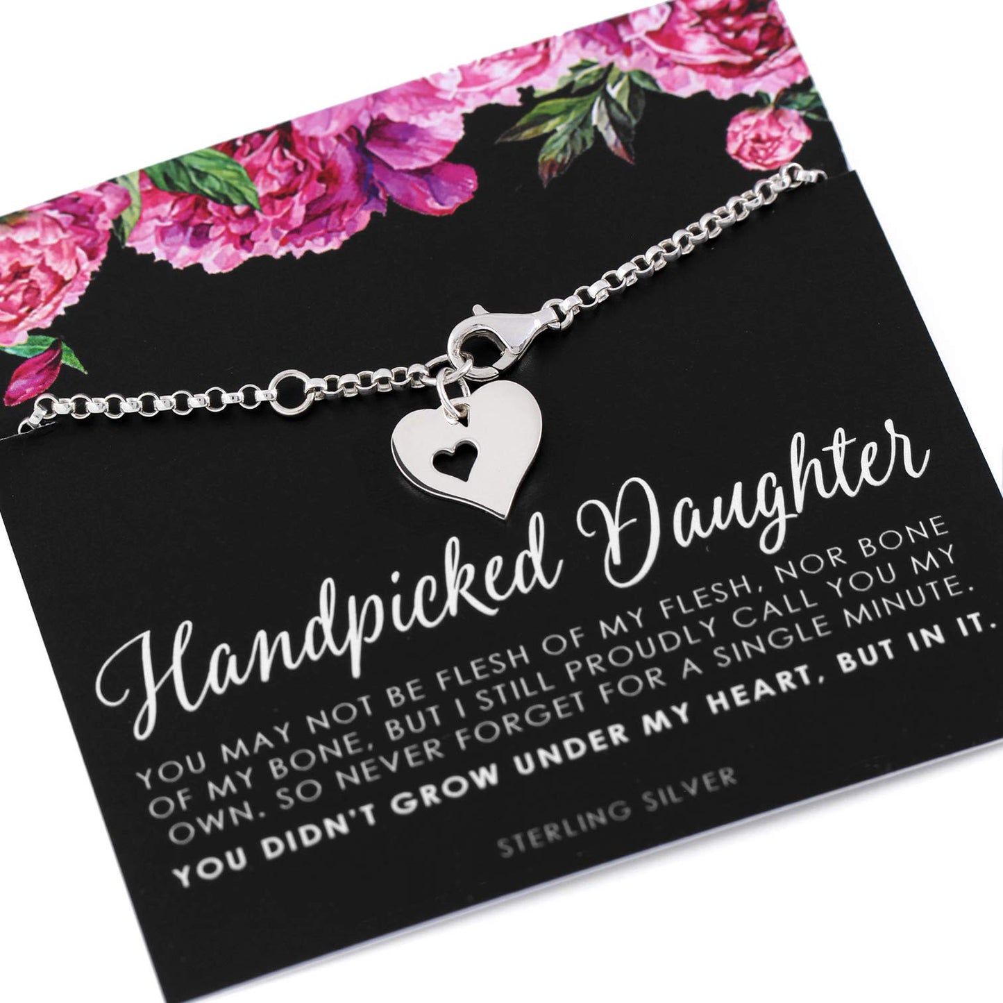Handpicked Daughter Heart in Heart Bracelet Alt 1