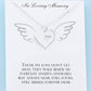 In Memory Of • Memorial Charm Necklace • Sterling Silver Heart • Grief Jewelry • Sympathy Gift