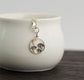 Sterling Silver Mushroom Charm Bracelet • Bronze Crescent Moon • Two Tone Crescent Moon Pendant • Celestial • Mushroom Charm Jewelry