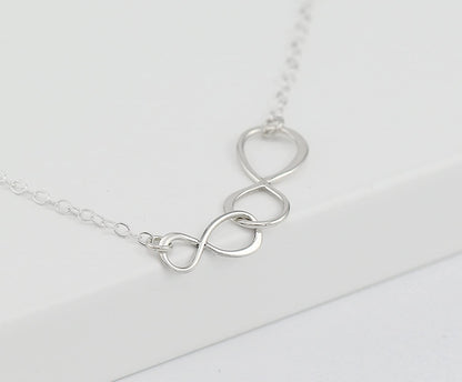 Grandmother Granddaughter Gifts • Sterling Silver • Grandma Granddaughter Necklace • Gift for Grandma Jewelry • Thoughtful Gift from Granddaughter • Unique Birthday Gifts for Grandma • Mother's Day