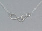 Father and Daughter Necklace • Intentional Gift • Silver Double Infinity • Infinite Love