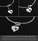 A Charmed Impression I Carry Your Heart in My Heart • Sterling Silver Bracelet • Memorial Jewelry • Remembrance Heart Cutout Charm • Loss of Mother Father • Mom Dad Sympathy Gift • Grief Jewelry