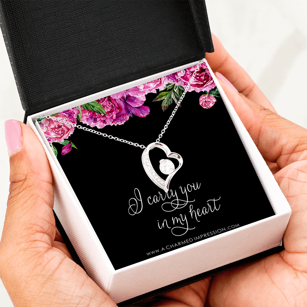 Memorial Necklace, Sympathy Gifts for Women, Loss of Husband Parent Baby, Miscarry Miscarriage Grief, Remembrance Jewelry
