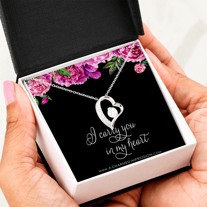 Memorial Necklace, Sympathy Gifts for Women, Loss of Husband Parent Baby, Miscarry Miscarriage Grief, Remembrance Jewelry