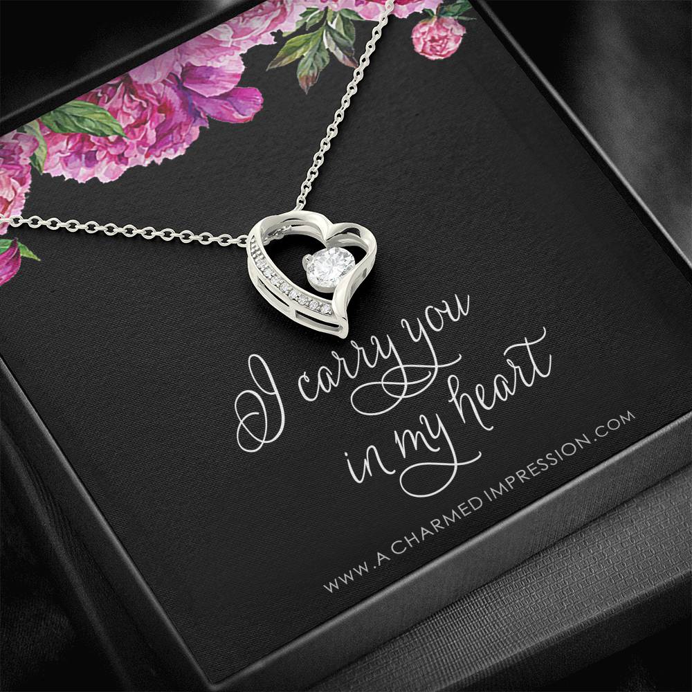 Memorial Necklace, Sympathy Gifts for Women, Loss of Husband Parent Baby, Miscarry Miscarriage Grief, Remembrance Jewelry
