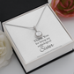 Unbiological Sister Necklace, Bonus Sister Gift, Sister-In-Law Gift, Jewelry for Sister in Law, Step Sister Gift, Soul Sister, Best Friend - Eternal Hope Necklace