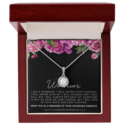 Infertility Miscarry Gift, Depression, Mental Health, Strength Necklace, Fertility Wish, Cancer Survivor Necklace, Breast Cancer Survivor - Eternal Hope Neclace