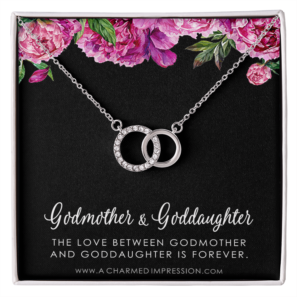 Godmother & Godchild Necklace, Gift for Godmother from Godchild, Godmother Gift, Jewelry for Godmother - Perfect Pair Neckace