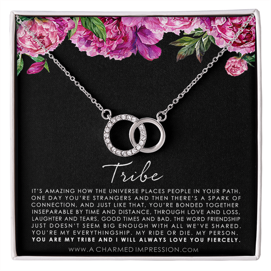 Tribe Necklace, Friendship Jewelry for Best Friend, Soul Sisters, Gift for Close Friend, Friendship Necklace, Bestie Gift, BFF Gift  - Perfect Pair Neckace