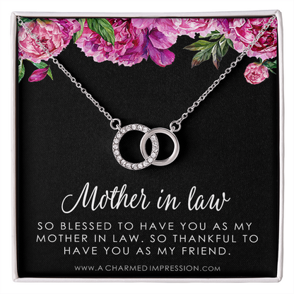 Mother-In-Law Gift Necklace: Mother-In-Law, Mother-In-Law Gift, Mother's Day Gift for Mother-In-Law - Perfect Pair Neckace