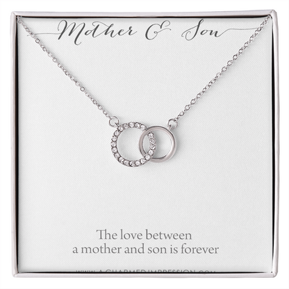 Gifts for Mom Jewelry, Mother and Son Necklace, Boy Mom Gift, Mom Gift from Son, Mother of the Groom, Mother's Day Birthday, Perfect Pair
