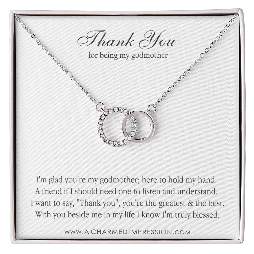 Godmother & Godson Necklace, Gift for Godmother from Godson, Godmother Gift, Jewelry for Godmother - Perfect Pair Neckace