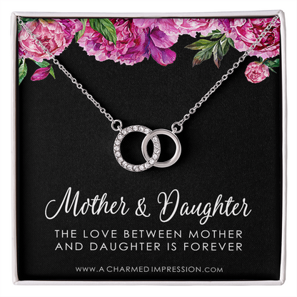 Mother Daughter Necklace, Mom Necklace, Mother's Day Gift from Daughter, Mom to Daughter Gift, Daughter to Mom Gift, Perfect Pair Necklace