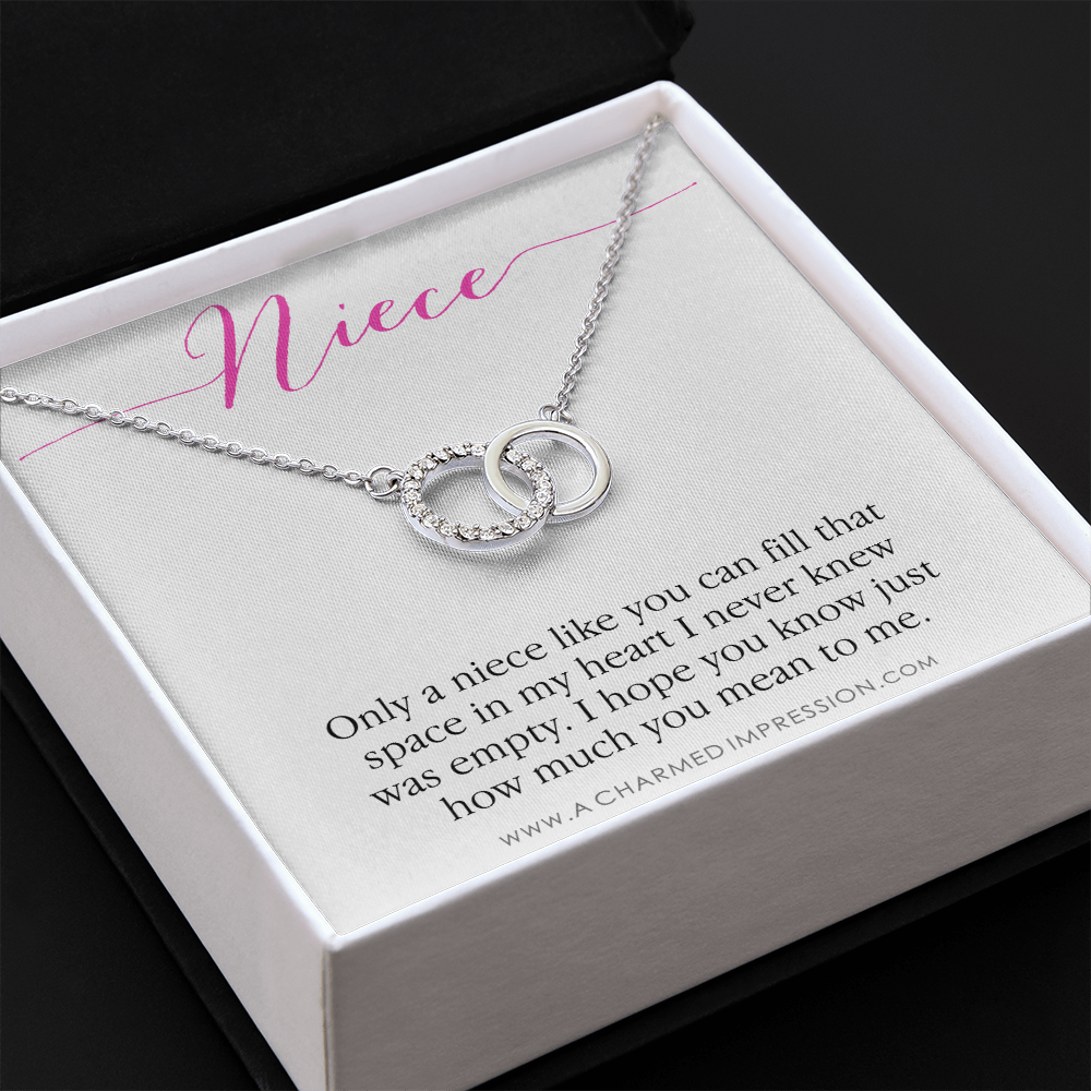 Niece Gift from Aunt, Gift for Niece Necklace, Niece Jewelry, Niece Wedding Gift, Niece Confirmation, Niece Birthday Gift ideas - Perfect Pair Neckace