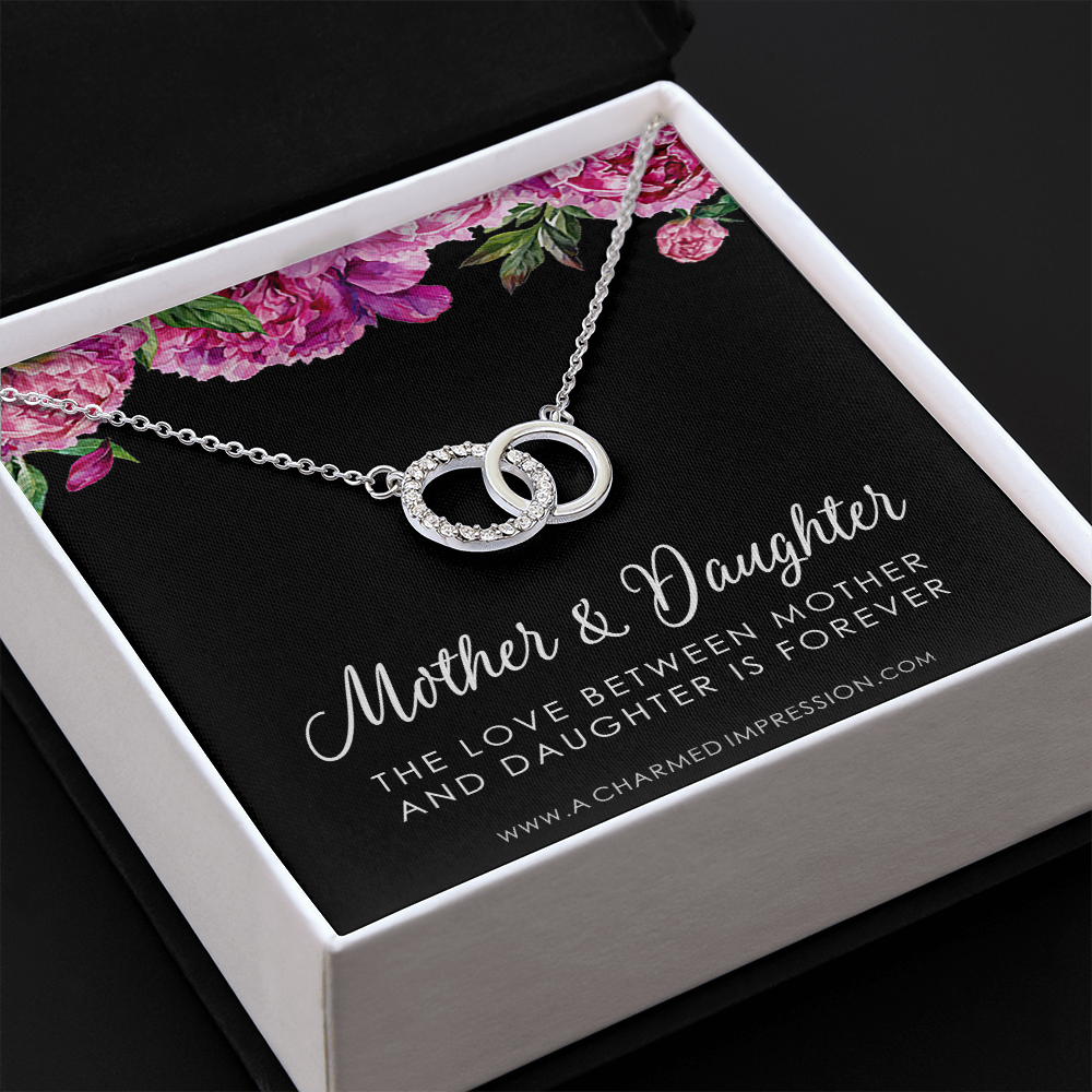 Mother Daughter Necklace, Mom Necklace, Mother's Day Gift from Daughter, Mom to Daughter Gift, Daughter to Mom Gift, Perfect Pair Necklace