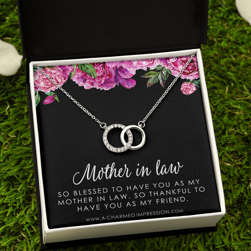 Mother-In-Law Gift Necklace: Mother-In-Law, Mother-In-Law Gift, Mother's Day Gift for Mother-In-Law - Perfect Pair Neckace