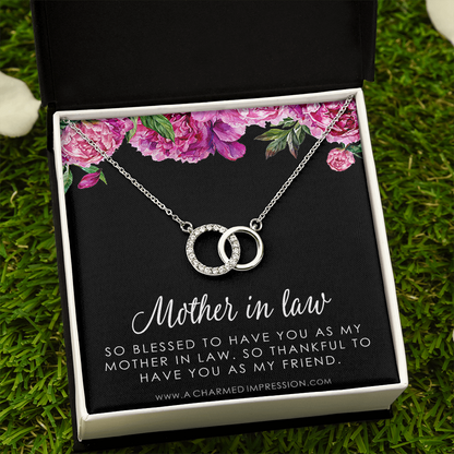 Mother-In-Law Gift Necklace: Mother-In-Law, Mother-In-Law Gift, Mother's Day Gift for Mother-In-Law - Perfect Pair Neckace