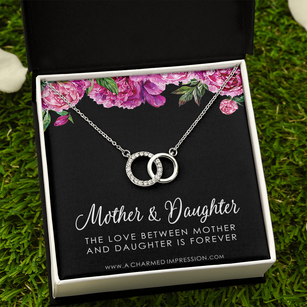 Mother Daughter Necklace, Mom Necklace, Mother's Day Gift from Daughter, Mom to Daughter Gift, Daughter to Mom Gift, Perfect Pair Necklace