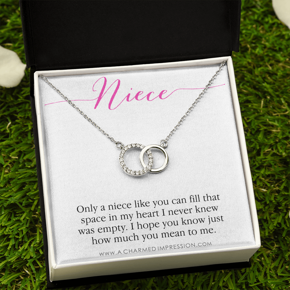 Niece Gift from Aunt, Gift for Niece Necklace, Niece Jewelry, Niece Wedding Gift, Niece Confirmation, Niece Birthday Gift ideas - Perfect Pair Neckace