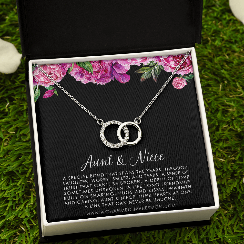 Auntie to Niece Jewelry, Special Niece Necklace, Aunt and Niece Gift, Niece Keepsakes - Perfect Pair Neckace