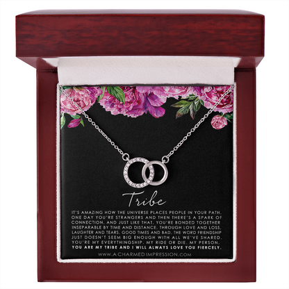 Tribe Necklace, Friendship Jewelry for Best Friend, Soul Sisters, Gift for Close Friend, Friendship Necklace, Bestie Gift, BFF Gift  - Perfect Pair Neckace
