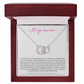Bonus Mom Gift Necklace, Present for Stepmom for Mother's Day, Christmas, Birthday, Symbolic Ribbon Setting - Perfect Pair Neckace