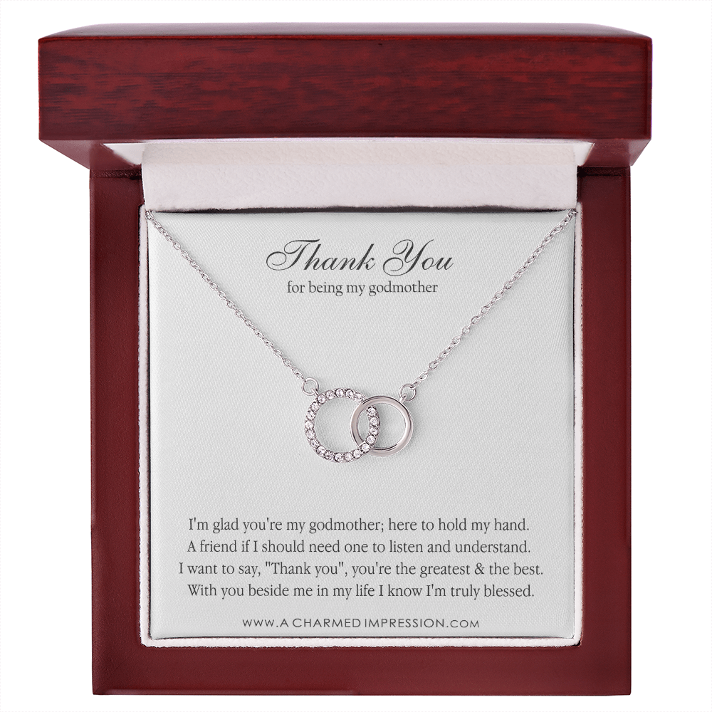 Godmother & Godson Necklace, Gift for Godmother from Godson, Godmother Gift, Jewelry for Godmother - Perfect Pair Neckace
