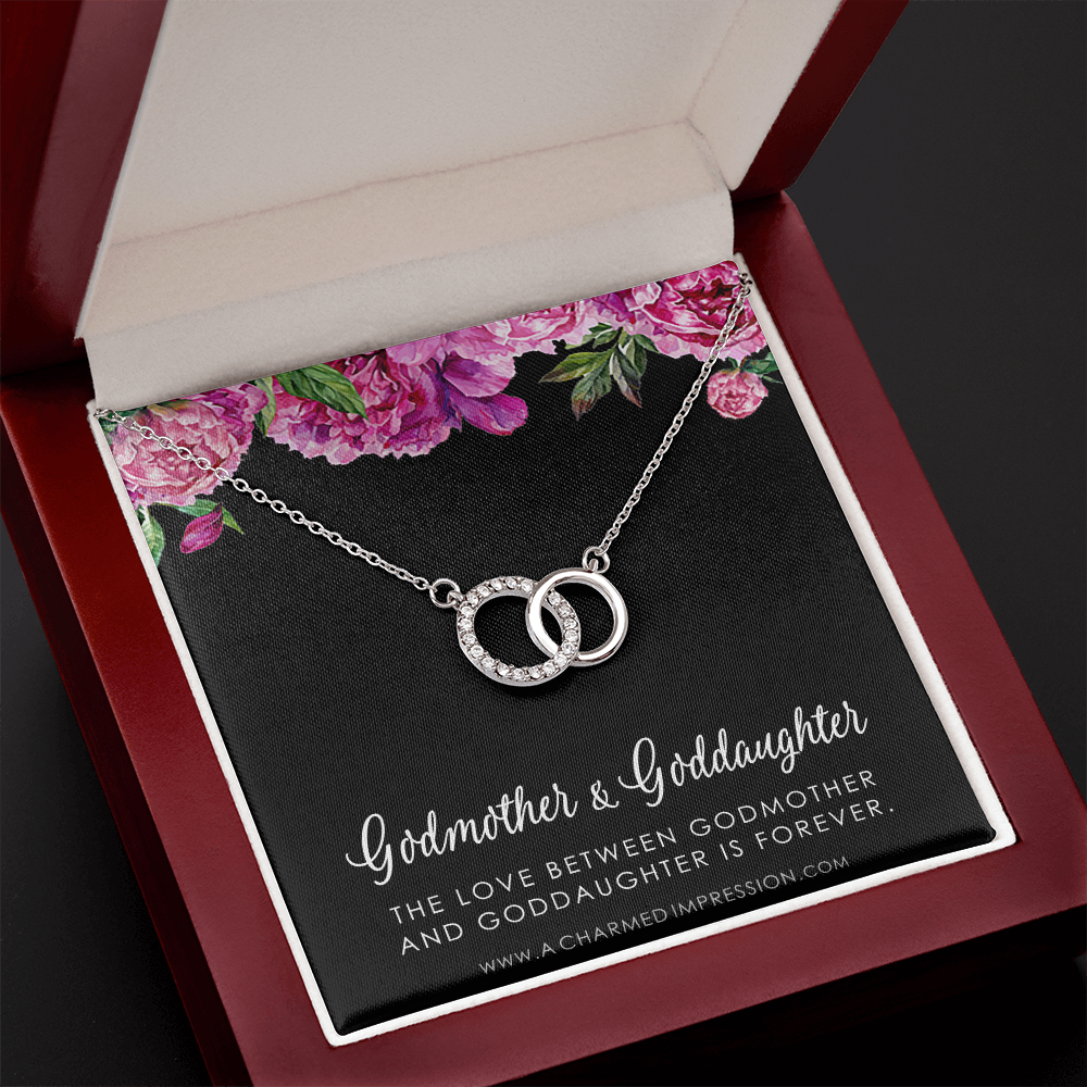 Godmother & Godchild Necklace, Gift for Godmother from Godchild, Godmother Gift, Jewelry for Godmother - Perfect Pair Neckace